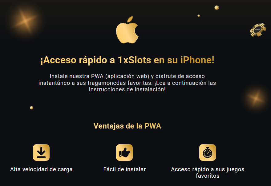 1xSlots descargar iOS movil aplication